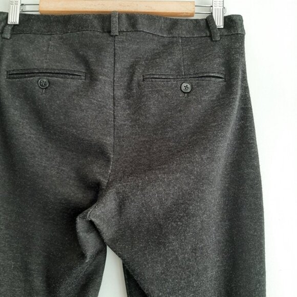 THEORY Taye K Jackson Comfy Stretch Skinny Trousers Dress Pants Gray Sz 10 - Picture 13 of 16